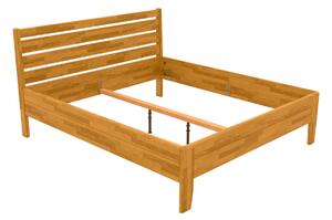 Celomasívna posteľ z buku Lugo, 180x200 cm, prevedenie BK5 prírodná