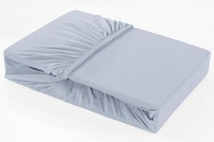 Farebné napínacie prestieradlo Klinmam Home Elastan, farba svetlo modrá, 90-100x200 cm