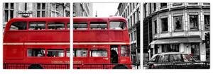 Ulice v Londýne - obraz (Obraz 90x30cm)