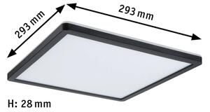 Paulmann 79921 - LED/16W Stmievateľný panel ATRIA 230V 3000K 29,3x29,3 cm čierna