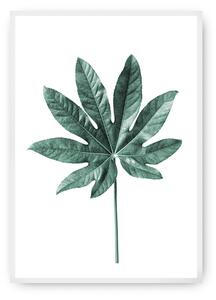 Plagát Leaf Emerald Green