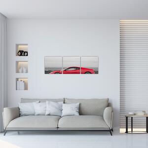 Červené Ferrari - obraz (Obraz 90x30cm)