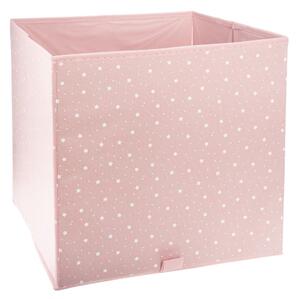 Úložný box Stars, 29x29x29 cm, ružová