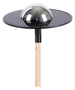 Esschert Design Zapichovacie napájadlo pre vtáky Globe, 116,5x26,5 cm, kov, čierna