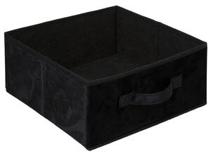 5five Simply Smart Úložný box Soft, 15x31x31 cm, čierna
