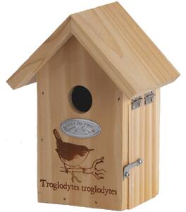 Esschert Design Vtáčia búdka Simple, 19,5x14,5x11 cm, drevo, hnedá