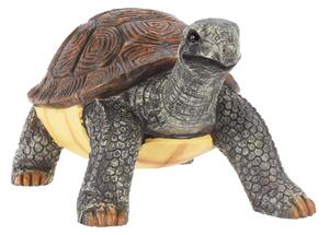 ProGarden Záhradná figúrka z polyresínu Large Turtle, 12x19 cm, viacfarebná