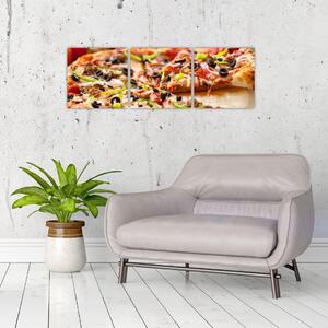 Pizza, obraz (Obraz 90x30cm)