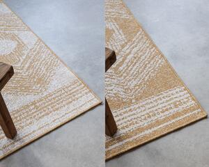 ELLE Decoration koberce Kusový koberec Gemini 106012 Ochre z kolekcie Elle – na von aj na doma - 80x150 cm