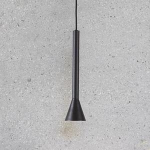 LED závesné svietidlo IDEAL LUX Diesis, čierna, Ø 6 cm, kov, Čierna, Obývacia izba / jedáleň, kov, Moderný, Závesné svietidlo