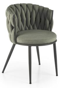 Halmar K516 jedálenská stolička, látka tkanina, olivová
