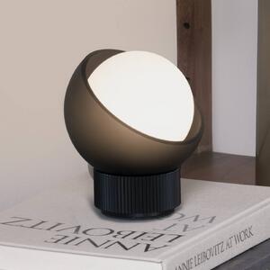Stolová lampa IDEAL LUX Bloom, čierna/tmavošedá, výška 13 cm, Čierna, Obývacia izba / jedáleň, kov, Moderný, Stojacie svietidlo
