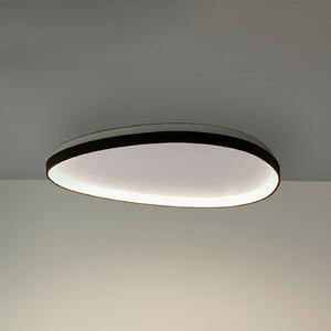IDEAL LUX Stropné LED svetlo Gemini, čierne, 61 cm, 4000 K, zapnutie/vypnutie, Čierna, Obývacia izba / jedáleň, kov, Moderný, Závesné svietidlo