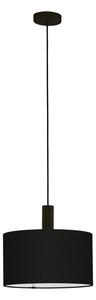 Eglo 33354 - Závesný luster AMANI na lane 1xE27/60W/230V pr. 38 cm čierna