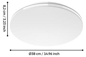 Eglo 300833 - LED RGBW stmievateľné stropné svietidlo MALTIGNANO-Z LED/18,5W/230V pr.38cm+DO