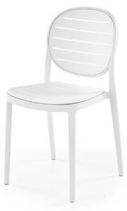 Halmar K529 stolička, PVC, biela