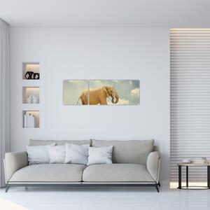 Slon na lane, obraz (Obraz 90x30cm)
