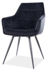 Jedálenská stolička LALAO čierna