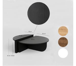 Dizajnový konferenčný stolík Baltenis 90 cm čierny
