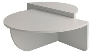 Dizajnový konferenčný stolík Baltenis 90 cm biely