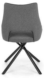 Jedálenská stolička SCK-409 sivá/čierna