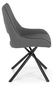 Jedálenská stolička SCK-409 sivá/čierna