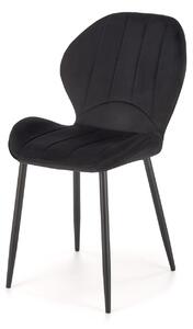 Halmar K538 jedálenská stolička, látkaBLUVEL#10 čierna