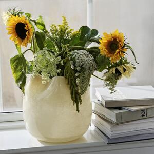 Sklenená váza Esther Anise Yellow