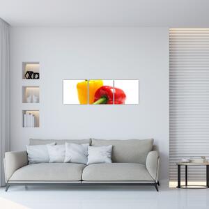 Papriky - obraz (Obraz 90x30cm)