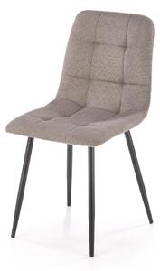 Halmar K560 jedálenská stolička, látka velvet, sivá