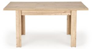 Halmar BAGIO stôl jedálenský, 120-160x80, doska lamin dub artisan/ dub artis