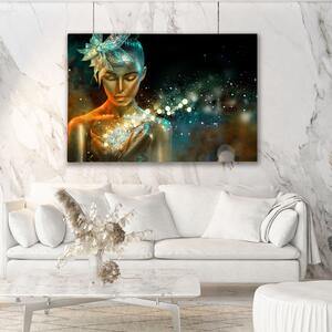Obraz na plátne do obývačky s motívom magickej ženy