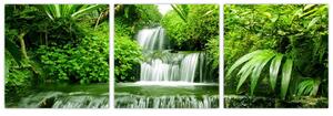Vodopád v prírode, obraz (Obraz 90x30cm)