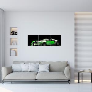 Športové auto, obraz (Obraz 90x30cm)