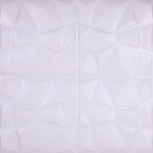 Samolepiace penové 3D panely RS11-1, cena za kus, rozmer 70 x 69 cm, diamant biely, IMPOL TRADE