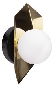 Toolight, nástenné svietidlo 1xG9 APP1411-W, čierna-zlatá, OSW-08087