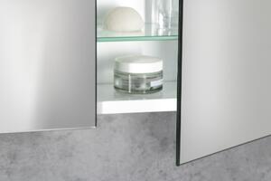 Sapho, NEON galérka, dvojité zrkadlo, 600x665mm, biela, 501.200.0