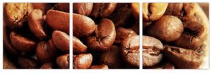 Kávové zrná - obraz (Obraz 90x30cm)