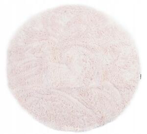 Detský koberec plyšový okrúhly Home 120x120 cm ružový Farba: ružová