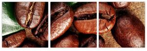 Kávové zrná, obrazy (Obraz 90x30cm)