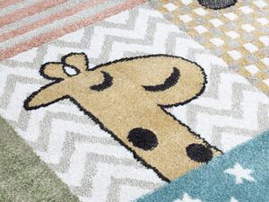 Farebný detský koberec Fun zvieratká Rozmer: 120x170 cm