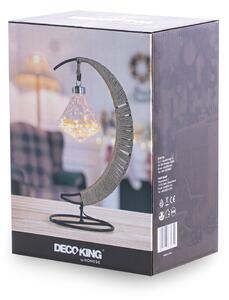 DecoKing LED dekorácia MOONLIGHT hnedá/čierna