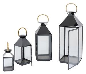 Lantern Giardino set svietnikov čierny
