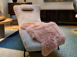 Lambskin Heidi koberec ružový 85x65 cm