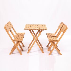 Súprava záhradného stola a stoličiek (5 kusov) Maxwell (hnedá). Vlastná spoľahlivá doprava až k Vám domov. 1082970