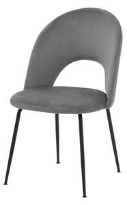 Čalúnená stolička sivá APTERA