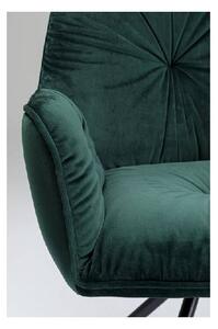 Mila stolička s podrúčkami zelená