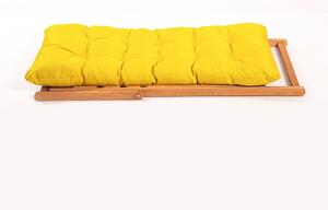 Záhradná stolička Myla (žltá + prírodná). Vlastná spoľahlivá doprava až k Vám domov. 1082991