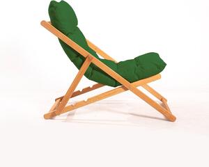 Záhradná stolička Myla (zelená + prírodná). Vlastná spoľahlivá doprava až k Vám domov. 1082988