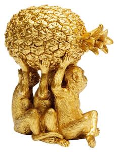 Pineapple dekorácia zlatá 16 cm